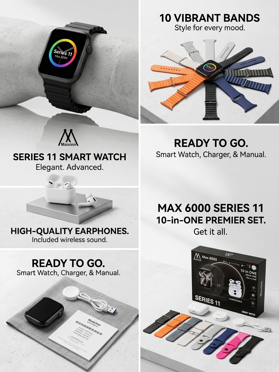 Series 11 Max 408 Smart Watch 7+1