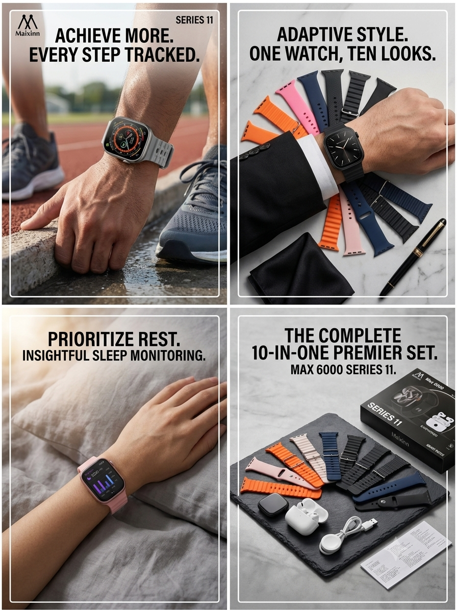 Series 11 Max 408 Smart Watch 7+1