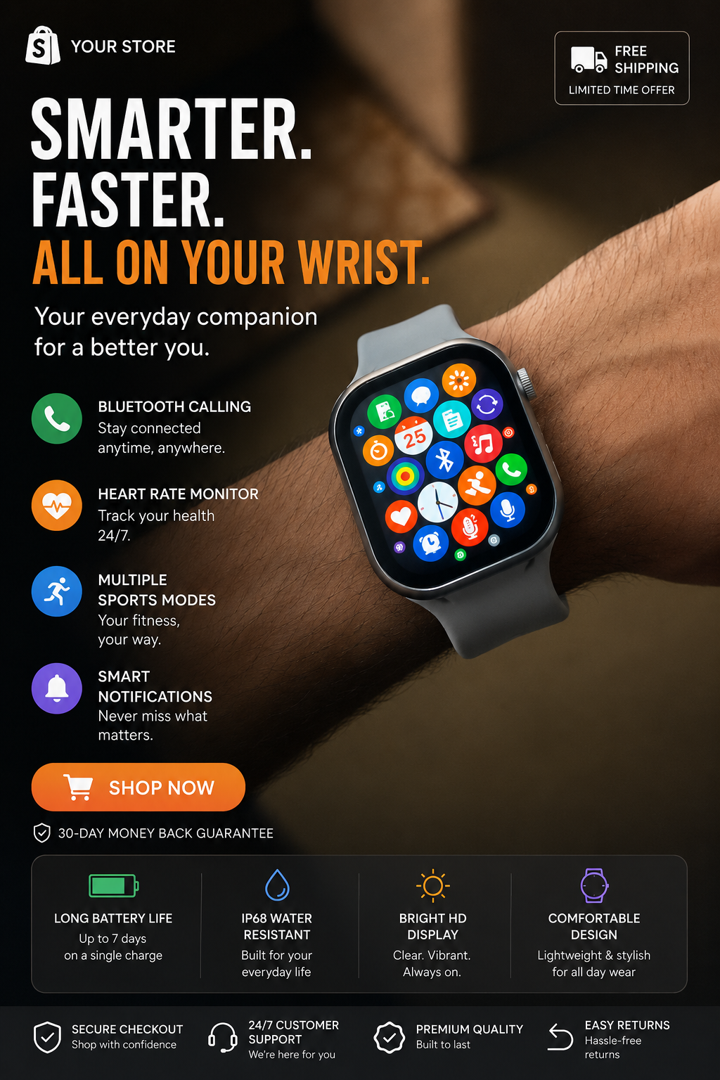 Series 11 Pro Max Smart Watch - Premium Flagship Performance