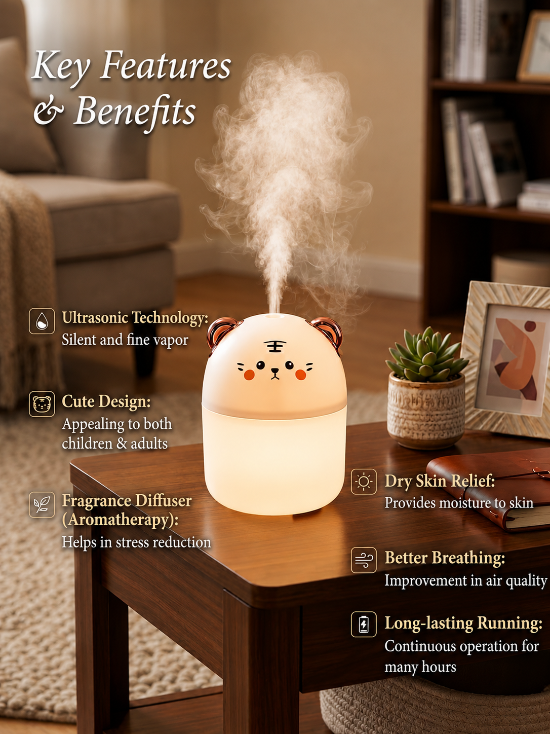 Mengchong Humidifier Model : YMJ-M8